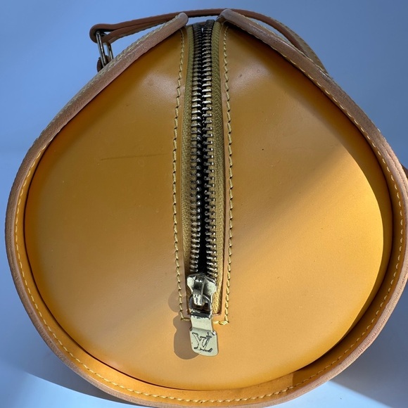 Louis Vuitton Soufflot Épi leather bag pouch GUC Yellow - Picture 4 of 9